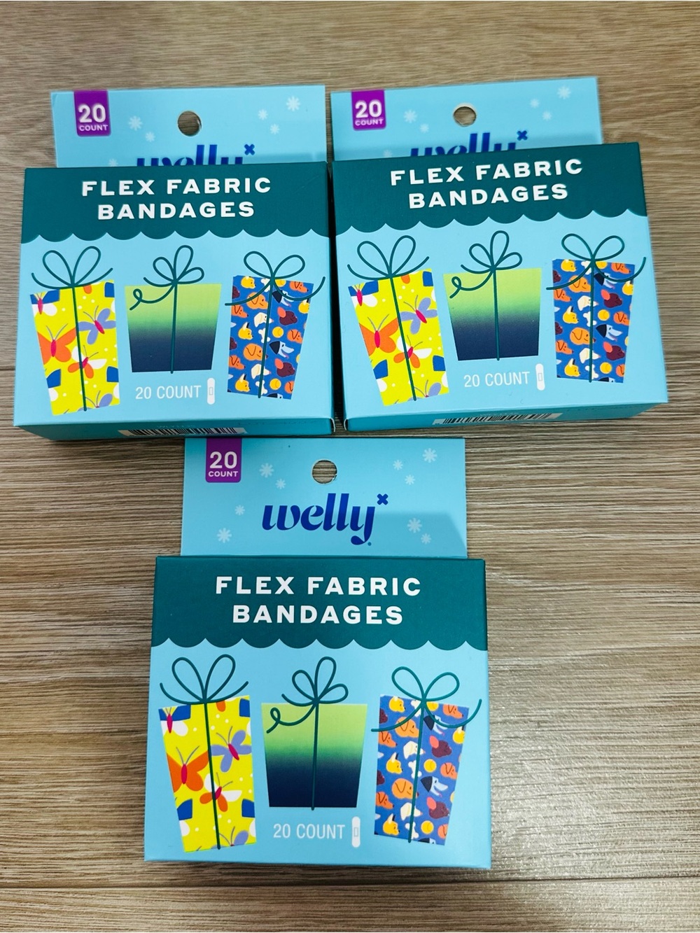 5 Boxes Welly Bandages 20 Count per box New